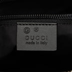 Gucci Sherry Line Crossbody Shoulder Bag Black Canvas Leather — view 5