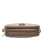 Gucci GG Supreme Ophidia Crossbody Shoulder Bag Beige Brown Leather — view 3