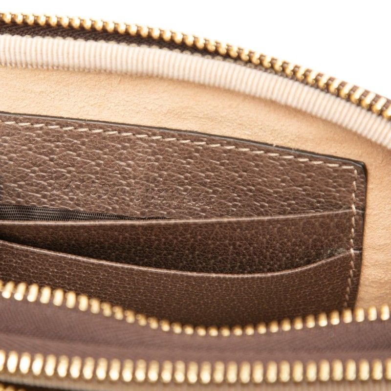 Gucci GG Supreme Ophidia Crossbody Shoulder Bag Beige Brown Leather — view 6