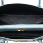 Prada Double 2-Way Shoulder Bag Light Blue Saffiano Leather — view 4