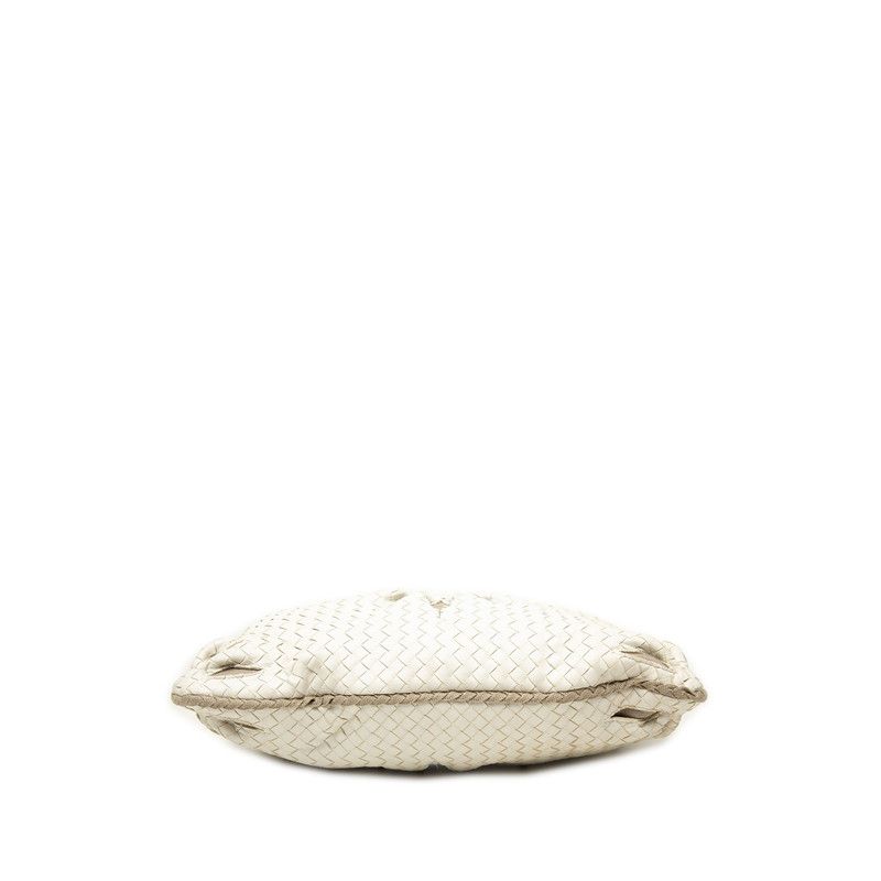 Bottega Veneta Intrecciato Handbag Bag White Leather — view 3