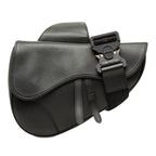 Dior Saddle Bag Crossbody Black Leather