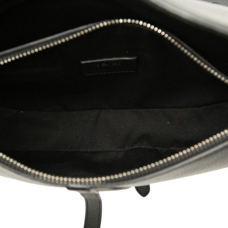 Dior Saddle Bag Crossbody Black Leather — view 4