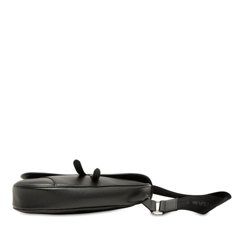 Dior Saddle Bag Crossbody Black Leather — view 3