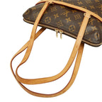 Louis Vuitton Monogram Cousin GM Tote Shoulder Bag Brown Leather — view 7