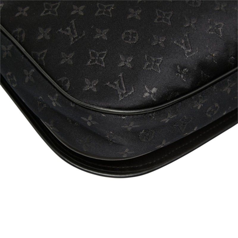Louis Vuitton Monogram Satin Musette Conte de Fee Crossbody Shoulder Bag Black — view 7