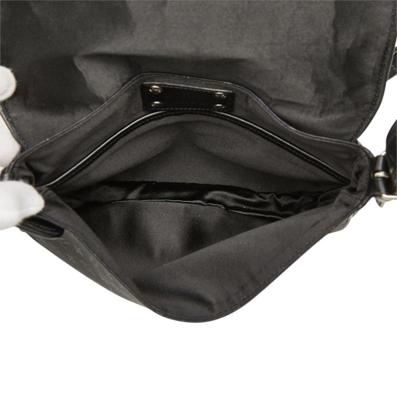 Louis Vuitton Monogram Satin Musette Conte de Fee Crossbody Shoulder Bag Black — view 8