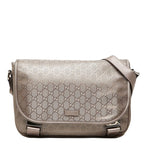Gucci GG Supreme Crossbody Shoulder Bag Brown