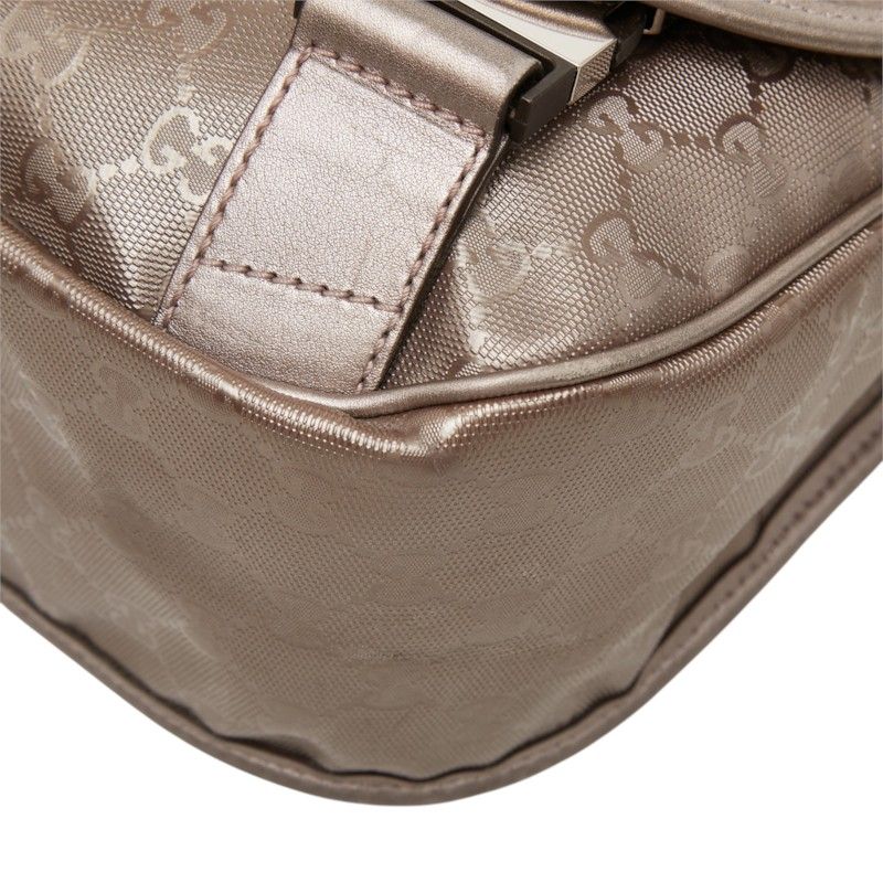 Gucci GG Supreme Crossbody Shoulder Bag Brown — view 4