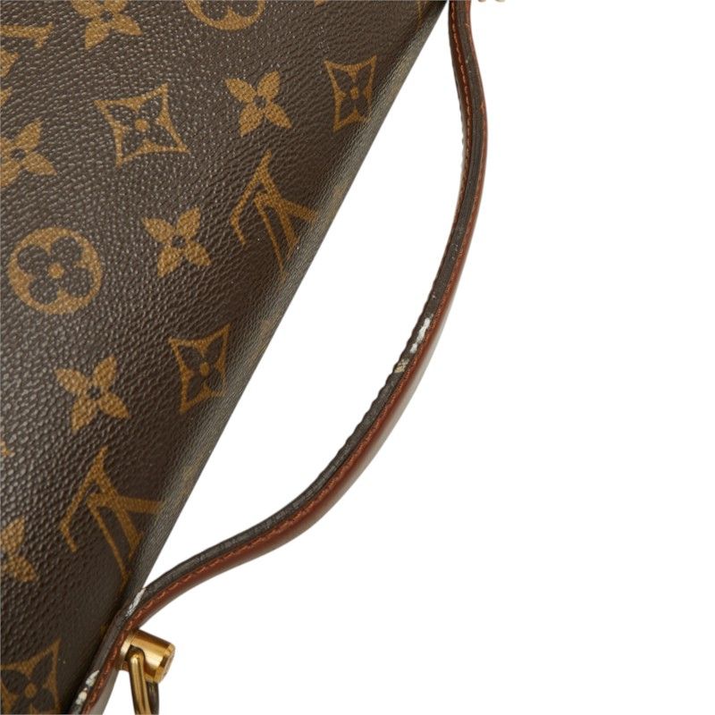 Louis Vuitton Monogram Monceau 2-Way Shoulder Bag Brown Leather — view 4