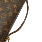 Louis Vuitton Monogram Monceau 2-Way Shoulder Bag Brown Leather — view 4
