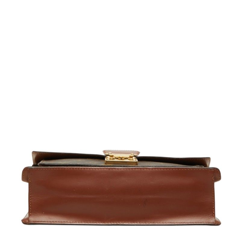 Louis Vuitton Monogram Monceau 2-Way Shoulder Bag Brown Leather — view 3