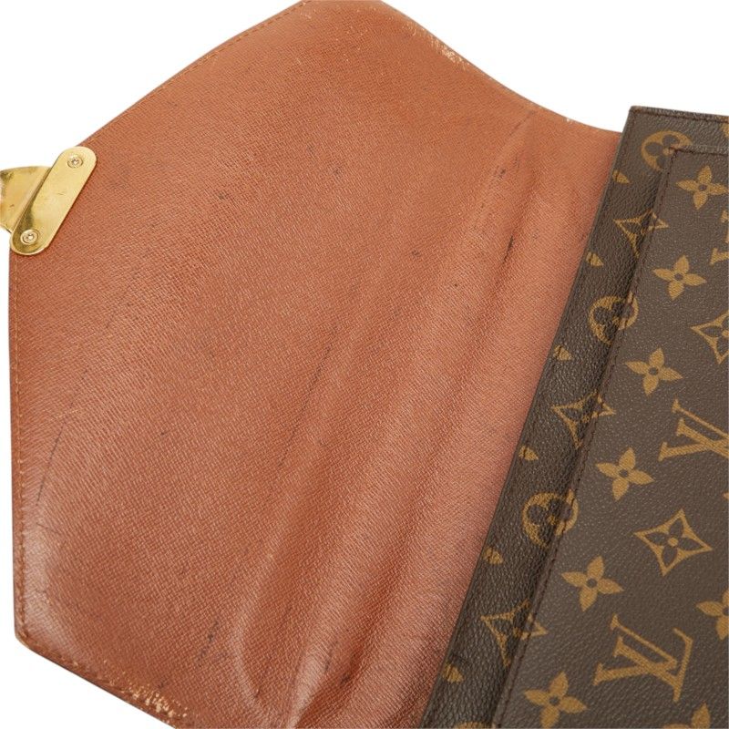 Louis Vuitton Monogram Monceau 2-Way Shoulder Bag Brown Leather — view 7