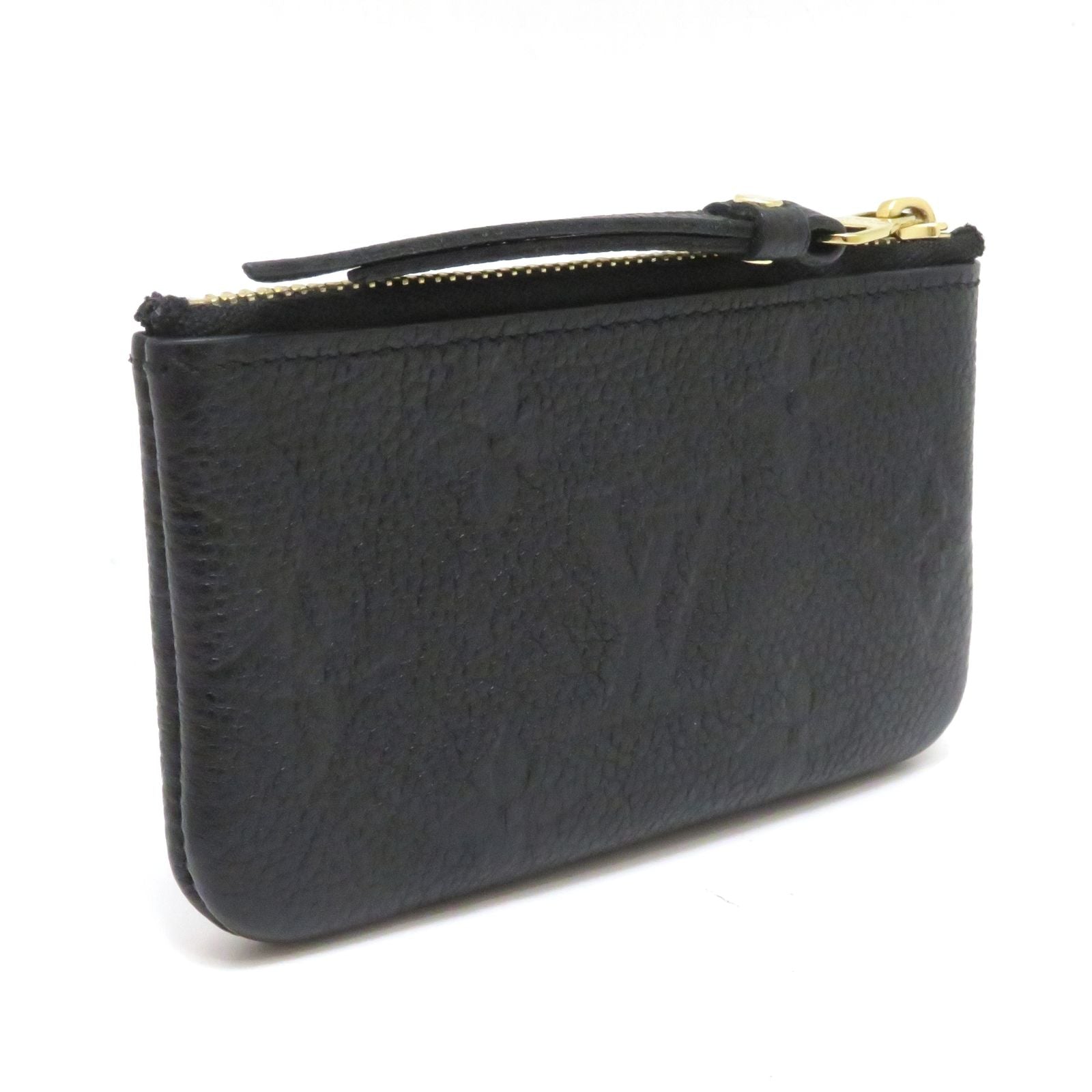 Louis Vuitton Pochette Cles Monogram Empreinte Noir — view 2