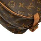 Louis Vuitton Monogram Saumur 30 Crossbody Shoulder Bag Brown Leather — view 5