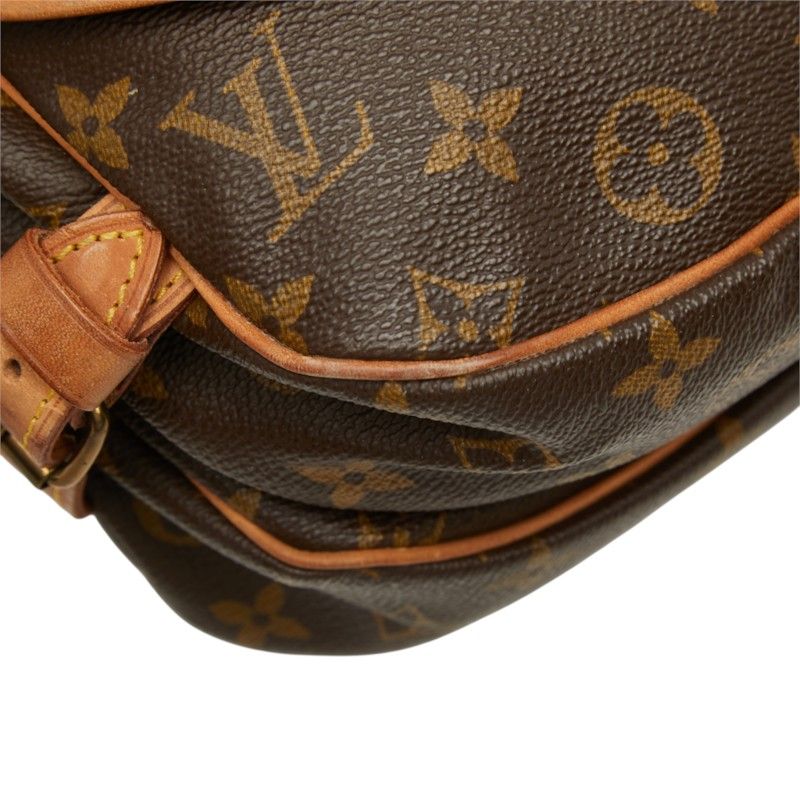 Louis Vuitton Monogram Saumur 30 Crossbody Shoulder Bag Brown Leather — view 8