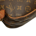 Louis Vuitton Monogram Saumur 30 Crossbody Shoulder Bag Brown Leather — view 6