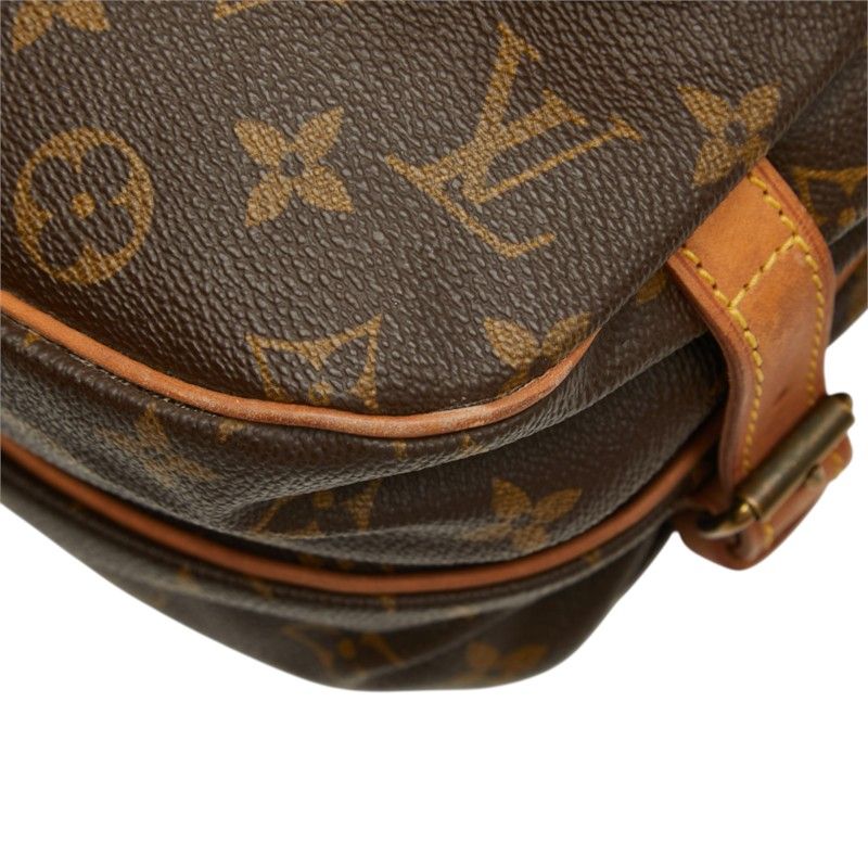 Louis Vuitton Monogram Saumur 30 Crossbody Shoulder Bag Brown Leather — view 7