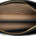 Louis Vuitton Epi Trunk Clutch Crossbody Chain Shoulder Bag Blue Noir Black — view 4