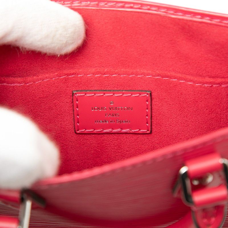 Louis Vuitton Epi Petite Sac Plat 2-Way Shoulder Bag Rose Pondicherry Pink — view 5