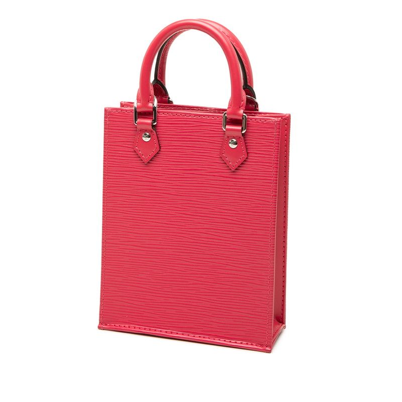 Louis Vuitton Epi Petite Sac Plat 2-Way Shoulder Bag Rose Pondicherry Pink — view 2