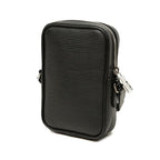 Louis Vuitton Epi LV Circle Danube PM Crossbody Shoulder Bag Noir Black Leather — view 2