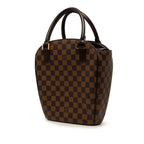 Louis Vuitton Damier Sariasso Handbag Brown Leather — view 2