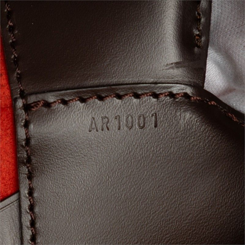 Louis Vuitton Damier Sariasso Handbag Brown Leather — view 6