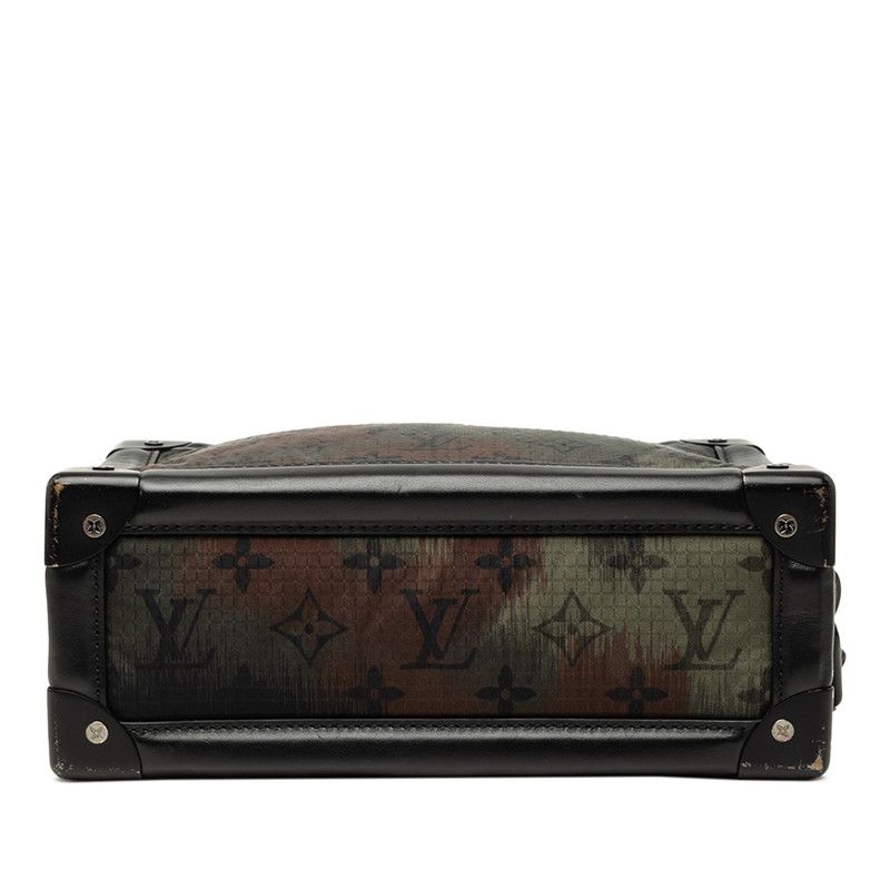 Louis Vuitton Monogram Camouflage Soft Trunk Crossbody Shoulder Bag Khaki Black — view 3