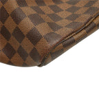Louis Vuitton Damier Neverfull GM Tote Shoulder Bag Brown Leather — view 7