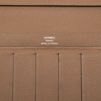 Hermes Citizen Twill Wallet Brown Veau Swift — view 6