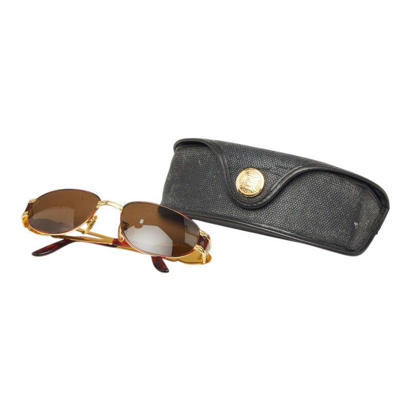 Fendi Sunglasses Eyewear Mod SL Brown Gold Acetate Plated — view 7