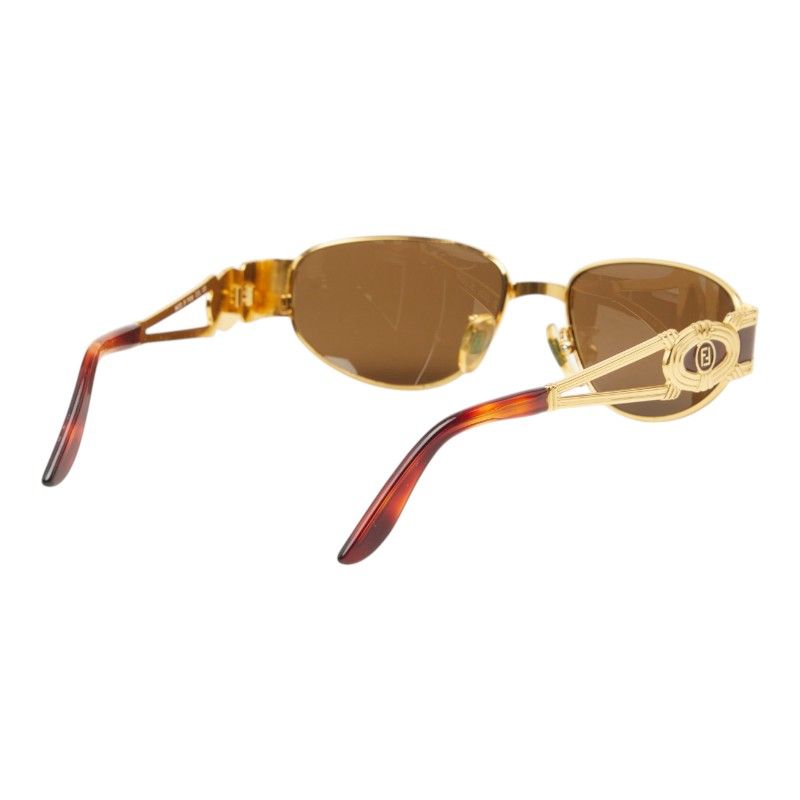 Fendi Sunglasses Eyewear Mod SL Brown Gold Acetate Plated — view 3