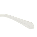 Chanel CC Logo Rimless Sunglasses Eyewear Brown Clear Silver Acetate Metal — view 6