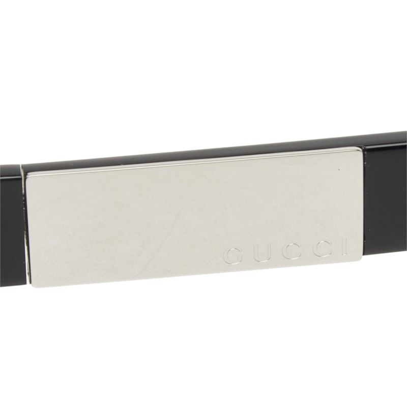 Gucci Sunglasses Black Silver Acetate Metal Eyewear — view 5