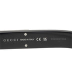 Gucci Sunglasses Black Silver Acetate Metal Eyewear — view 7