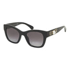 Chanel CC Logo Sunglasses Black Acetate Faux Pearl Eyewear
