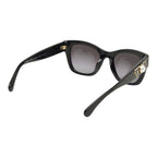Chanel CC Logo Sunglasses Black Acetate Faux Pearl Eyewear — view 3