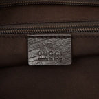 Gucci GG Supreme Crossbody Shoulder Bag Brown Beige Leather — view 7