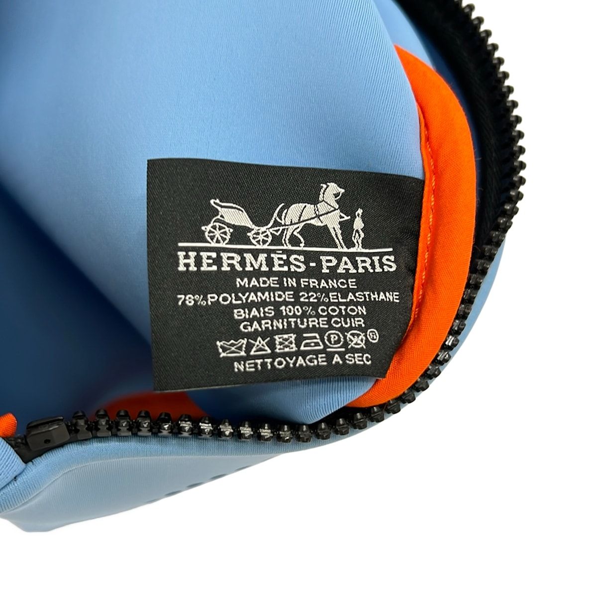 Hermes Pouch Maillon Marant Perforated Azur Chaine D'ancre — view 5