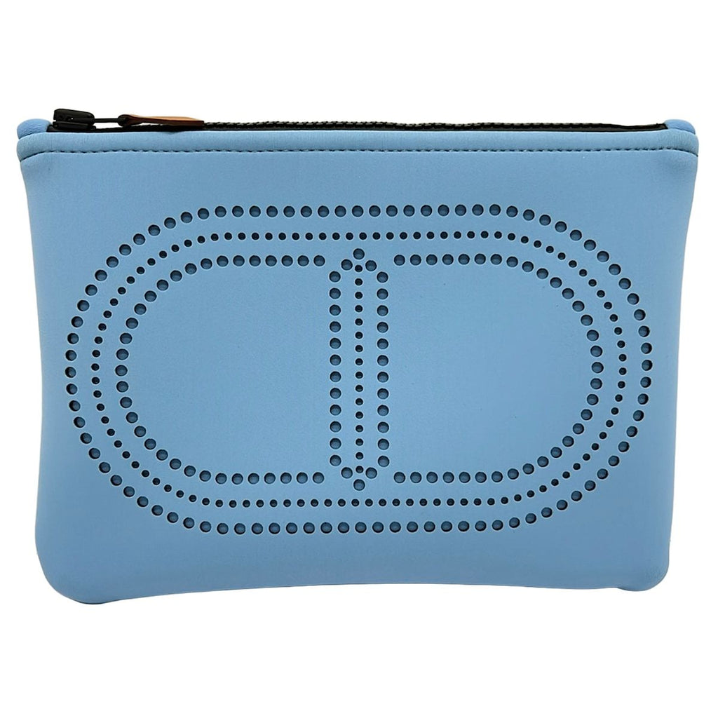 Hermes Pouch Maillon Marant Perforated Azur Chaine D'ancre