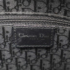 Dior Lady Cannage Suede Handbag Black — view 5
