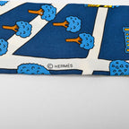 Hermes Scarf Twilly Scarves Blue — view 3
