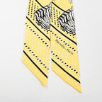 Hermes Scarf Twilly Scarves Yellow — view 2