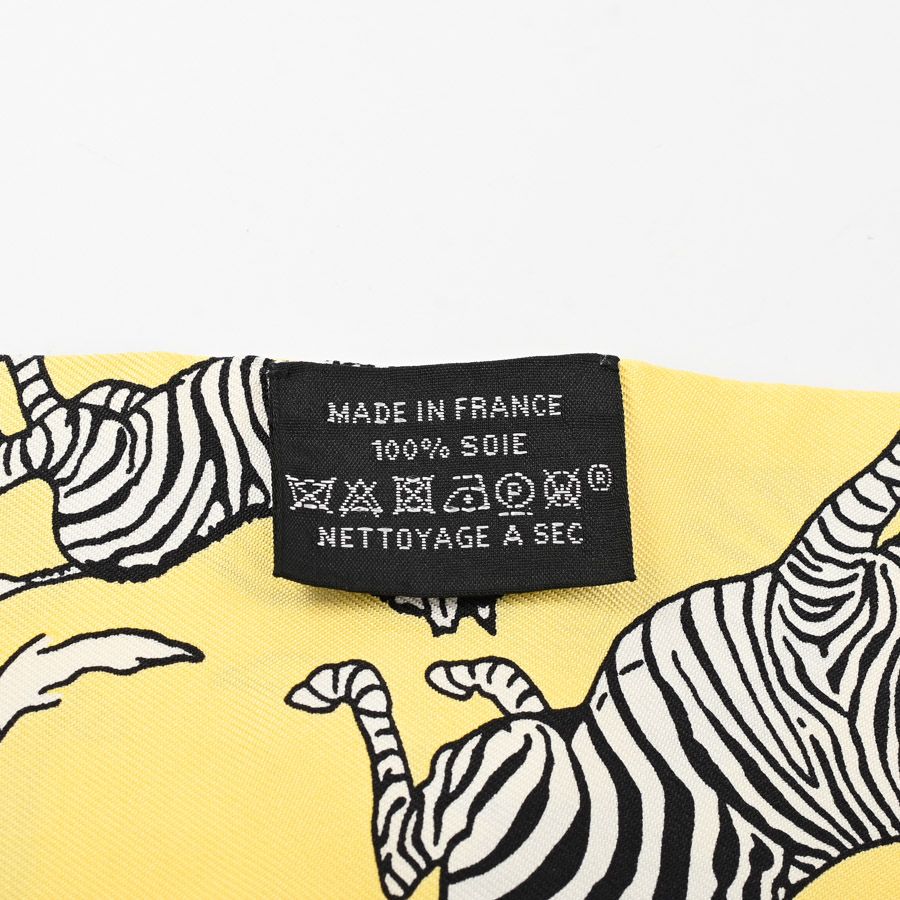 Hermes Scarf Twilly Scarves Yellow — view 4