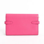 Hermes Wallet Kelly Pink — view 3