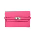 Hermes Wallet Kelly Pink