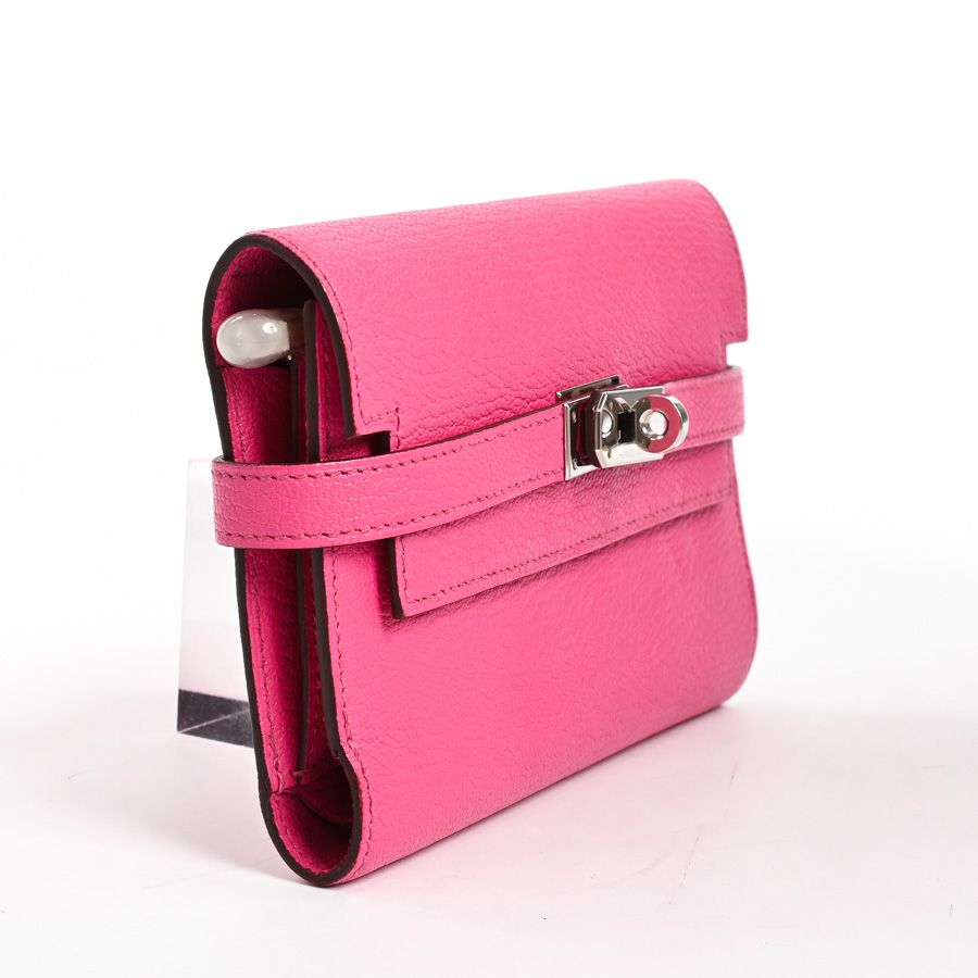 Hermes Wallet Kelly Pink — view 2