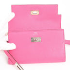 Hermes Wallet Kelly Pink — view 4