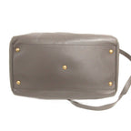 Saint Laurent Paris Classic Duffle 12 Boston Bag Shoulder 2-Way Leather Gray — view 4